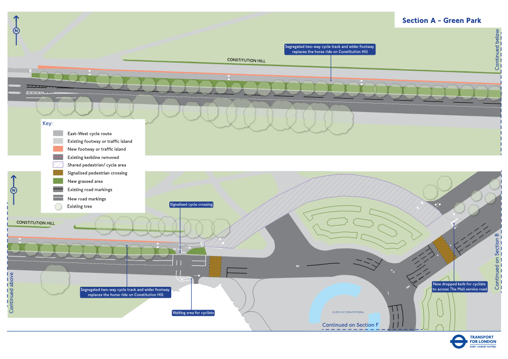 Section a - Green Park