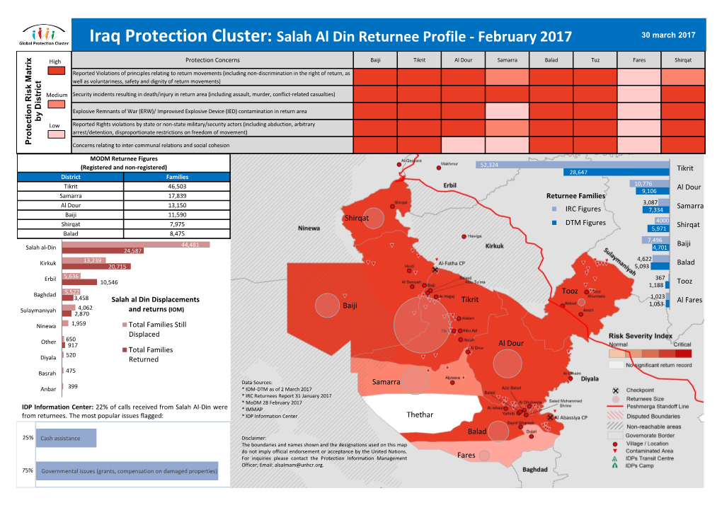 Salah Al Din Returnee Profile - February 2017 30 March 2017
