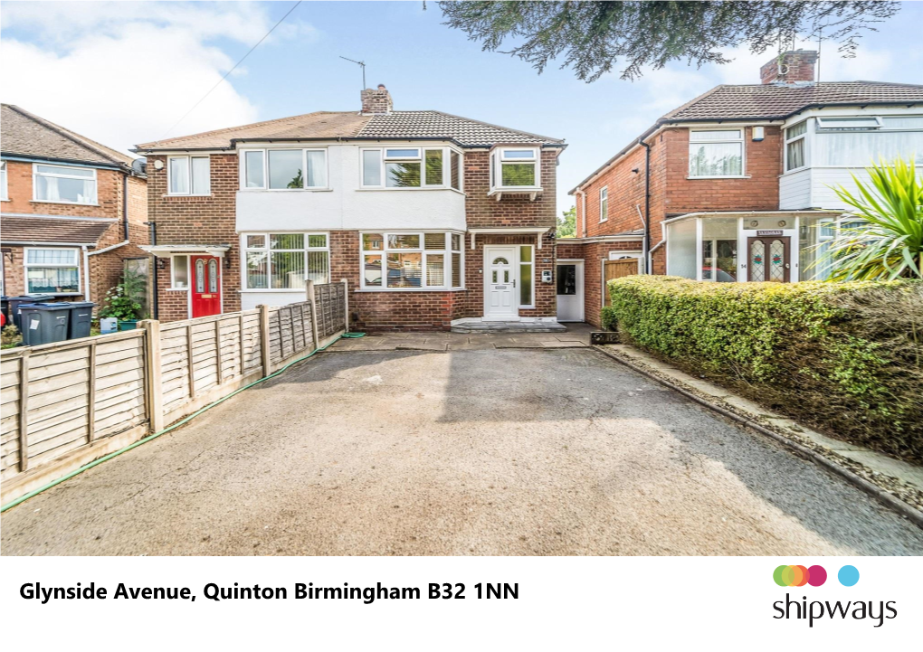 Glynside Avenue, Quinton Birmingham B32 1NN