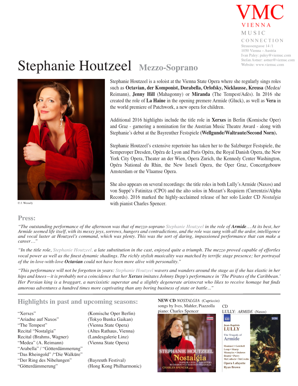 Stephanie Houtzeel Mezzo-Soprano