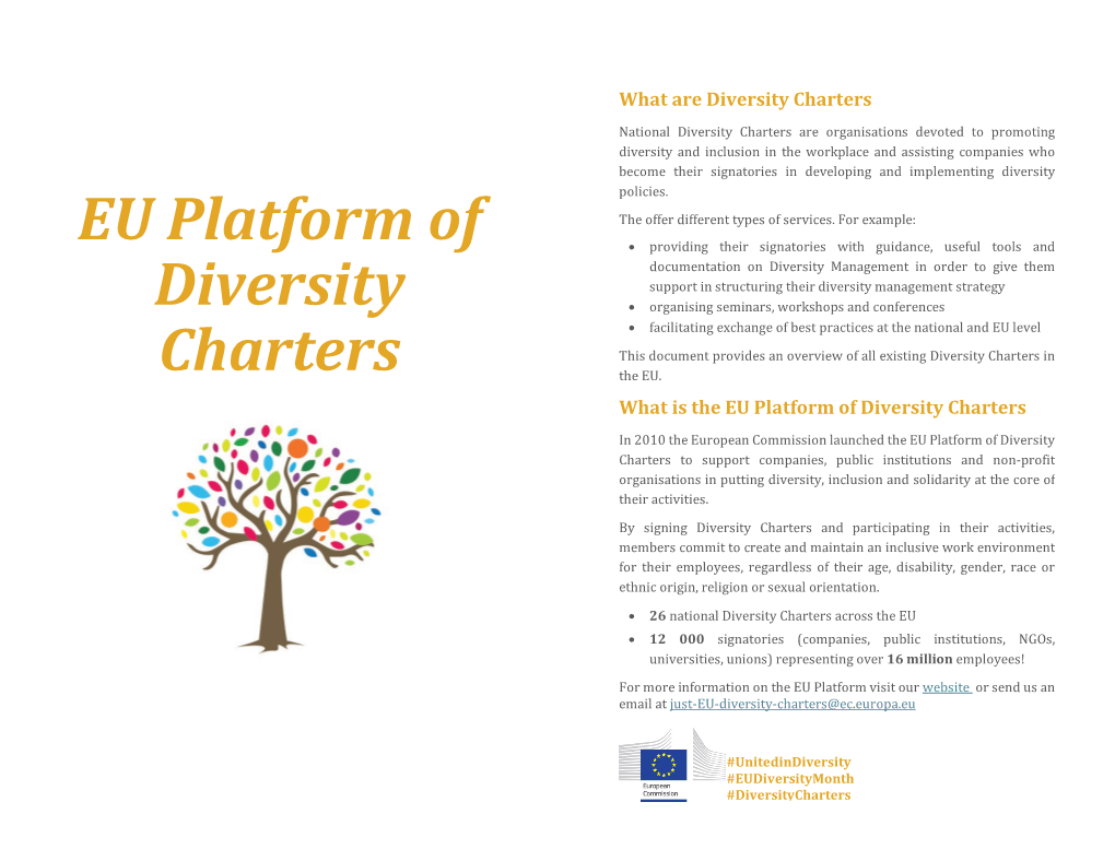 EU Platform of Diversity Charters Download