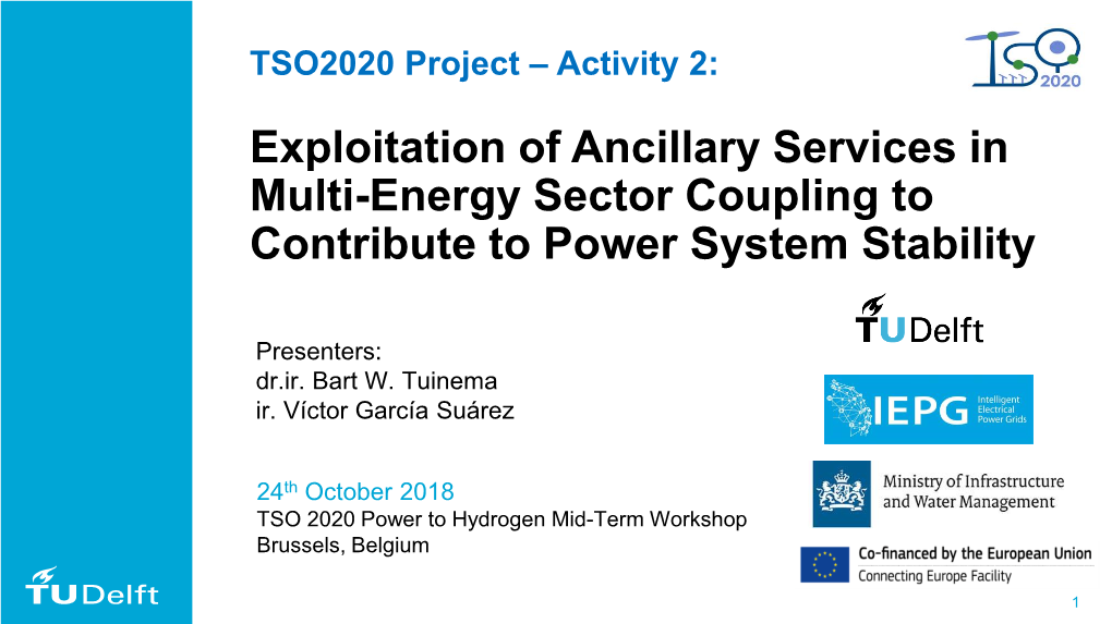 Ancillary Services in Multi-Energy Sector Coupling to Contribute to Power System Stability