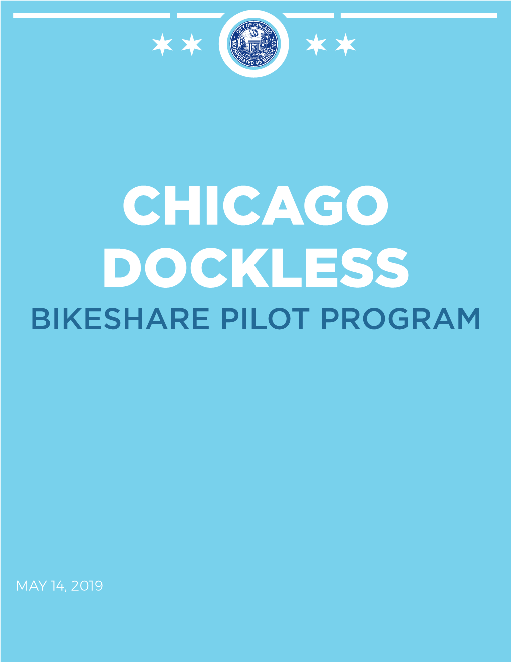 Chicago Dockless Bikeshare Pilot Program