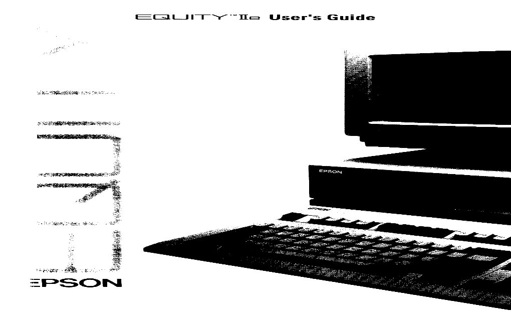 Equity Iie User’S Guide