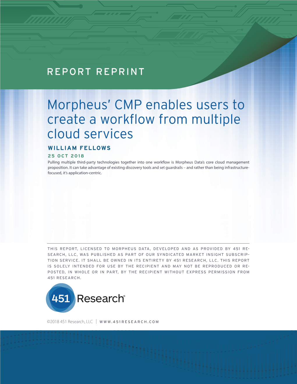451 Research Profile on Morpheus