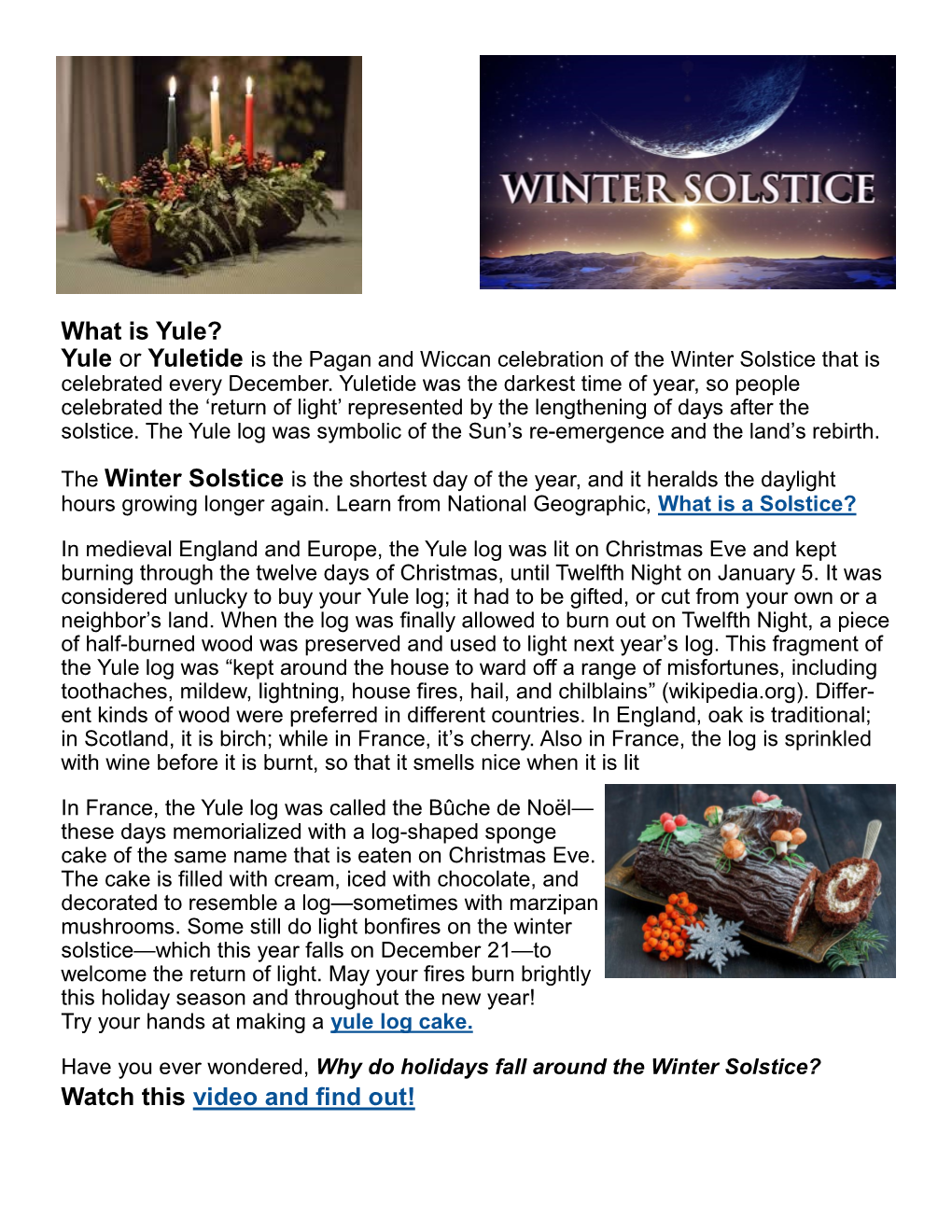 Winter Solstice That Is Celebrated Every December