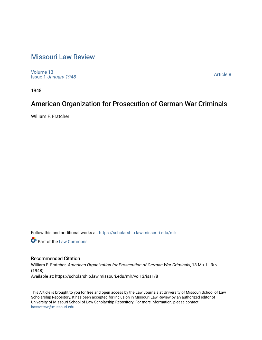 American Organization for Prosecution of German War Criminals