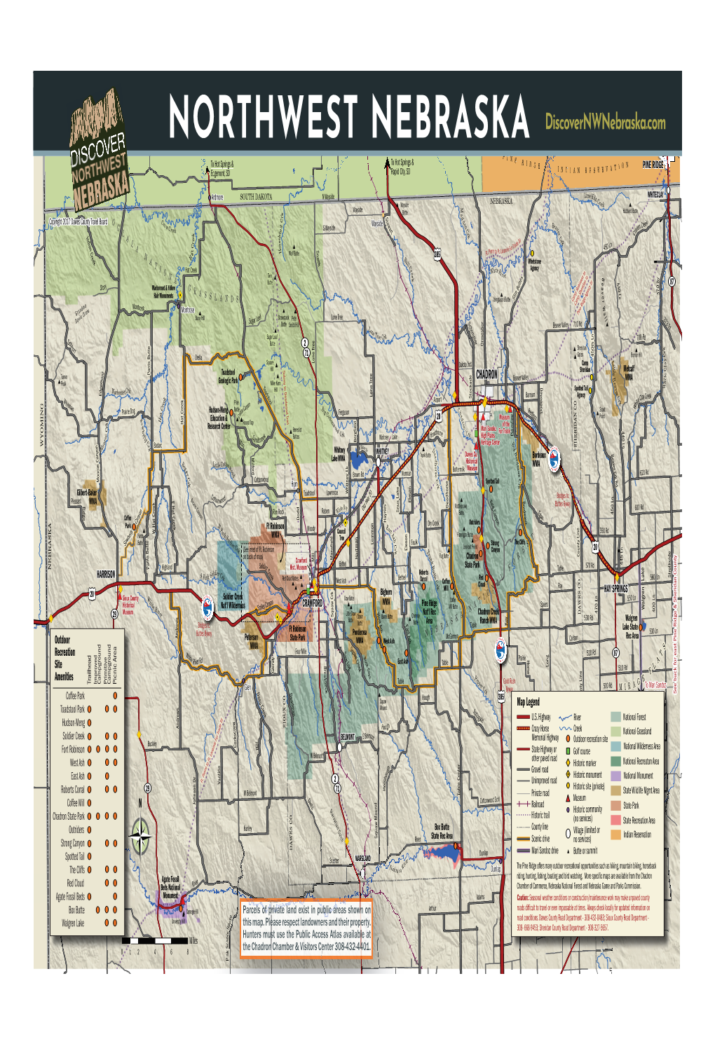 2021 UPDATED Northwest Nebraska Tearoff Map.Indd