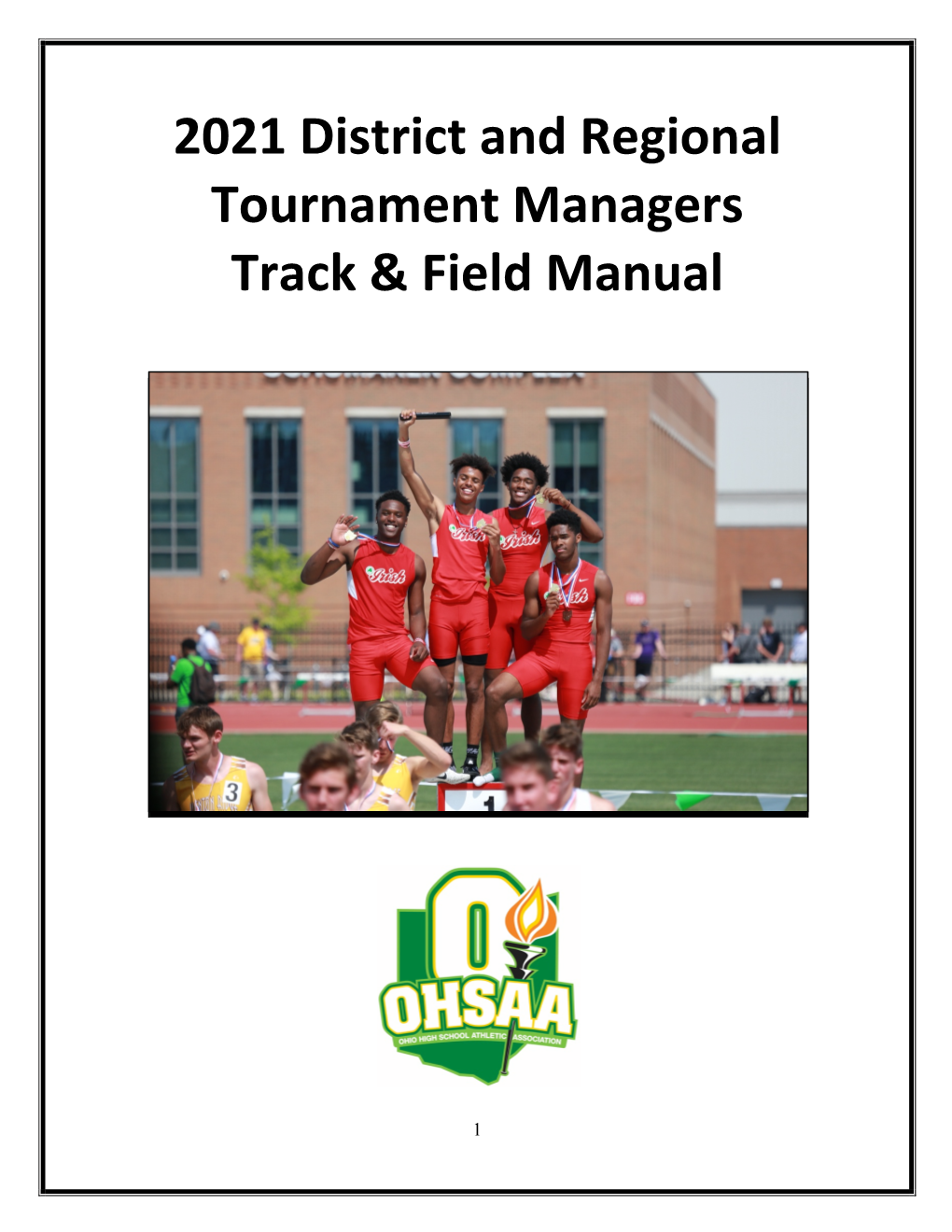 2021 District/Regional Tournament Managers Manual