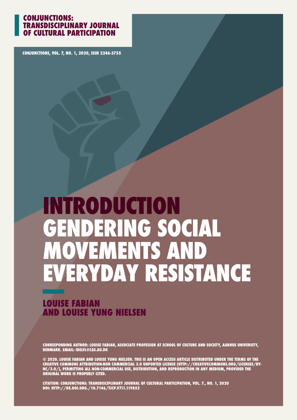 Introduction Gendering Social Movements and Everyday Resistance