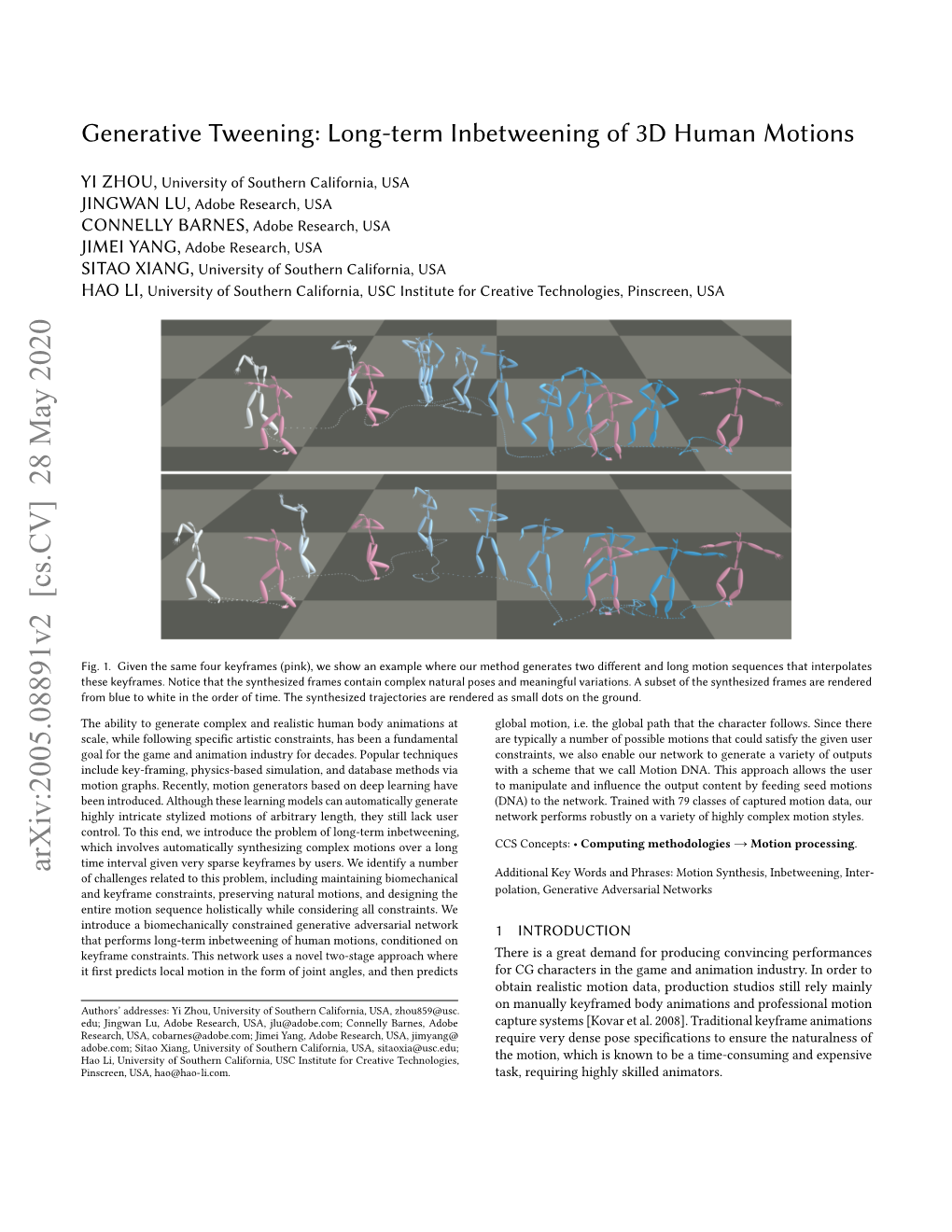 Generative Tweening: Long-Term Inbetweening of 3D Human Motions