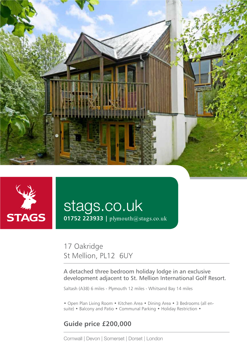 Stags.Co.Uk 01752 223933 | Plymouth@Stags.Co.Uk