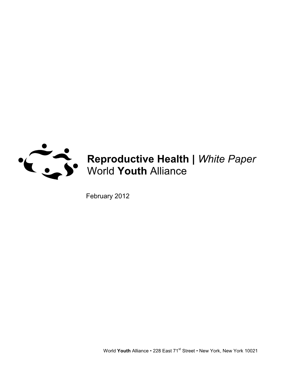 Reproductive Health White Paper