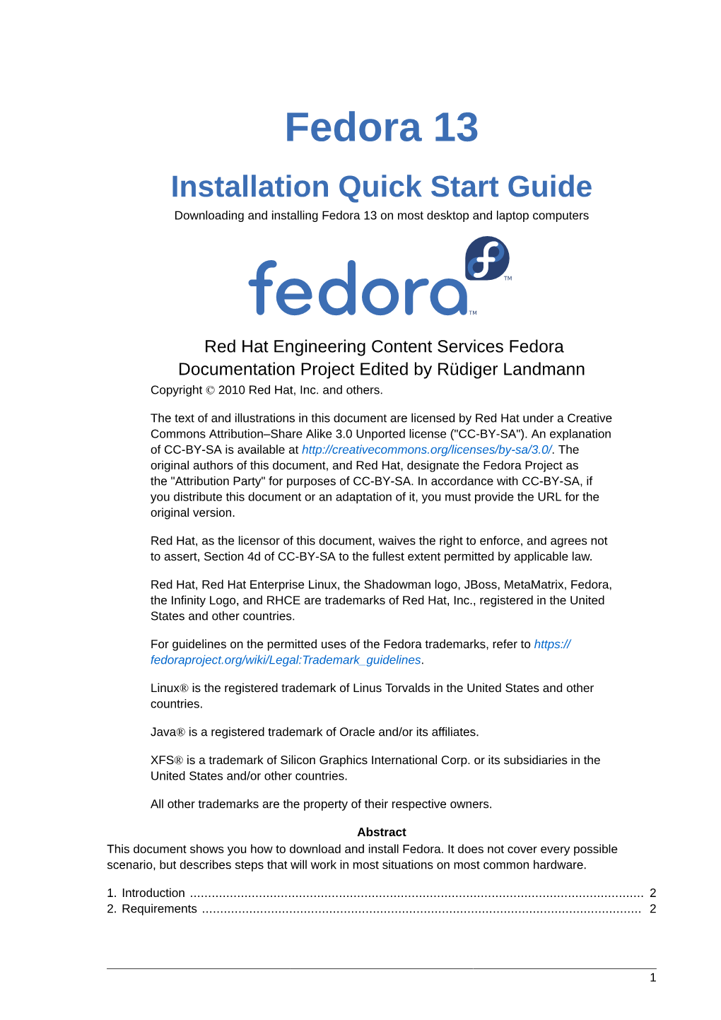 Downloading and Installing Fedora 13 on Most Desktop and Laptop Computers