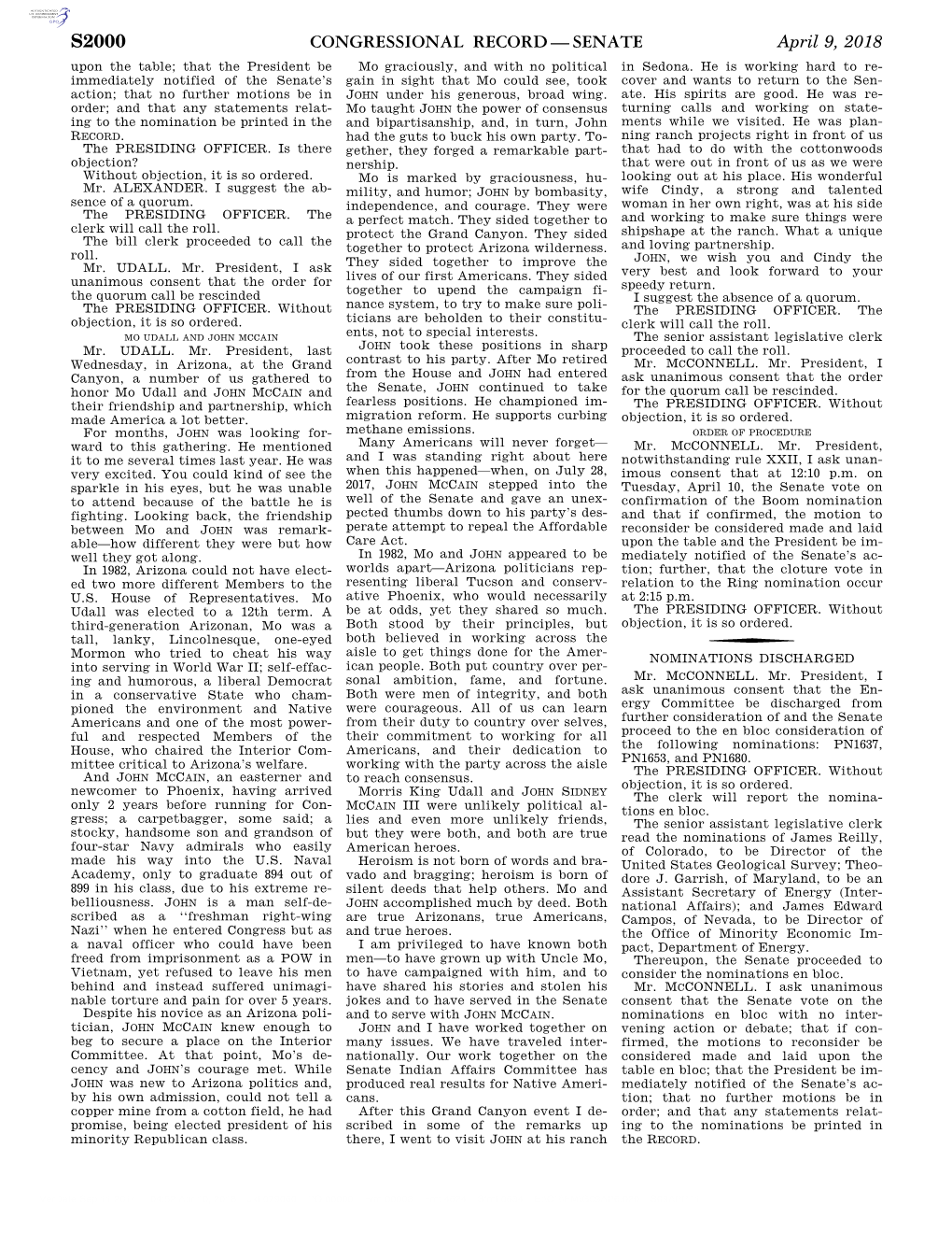 Congressional Record—Senate S2000