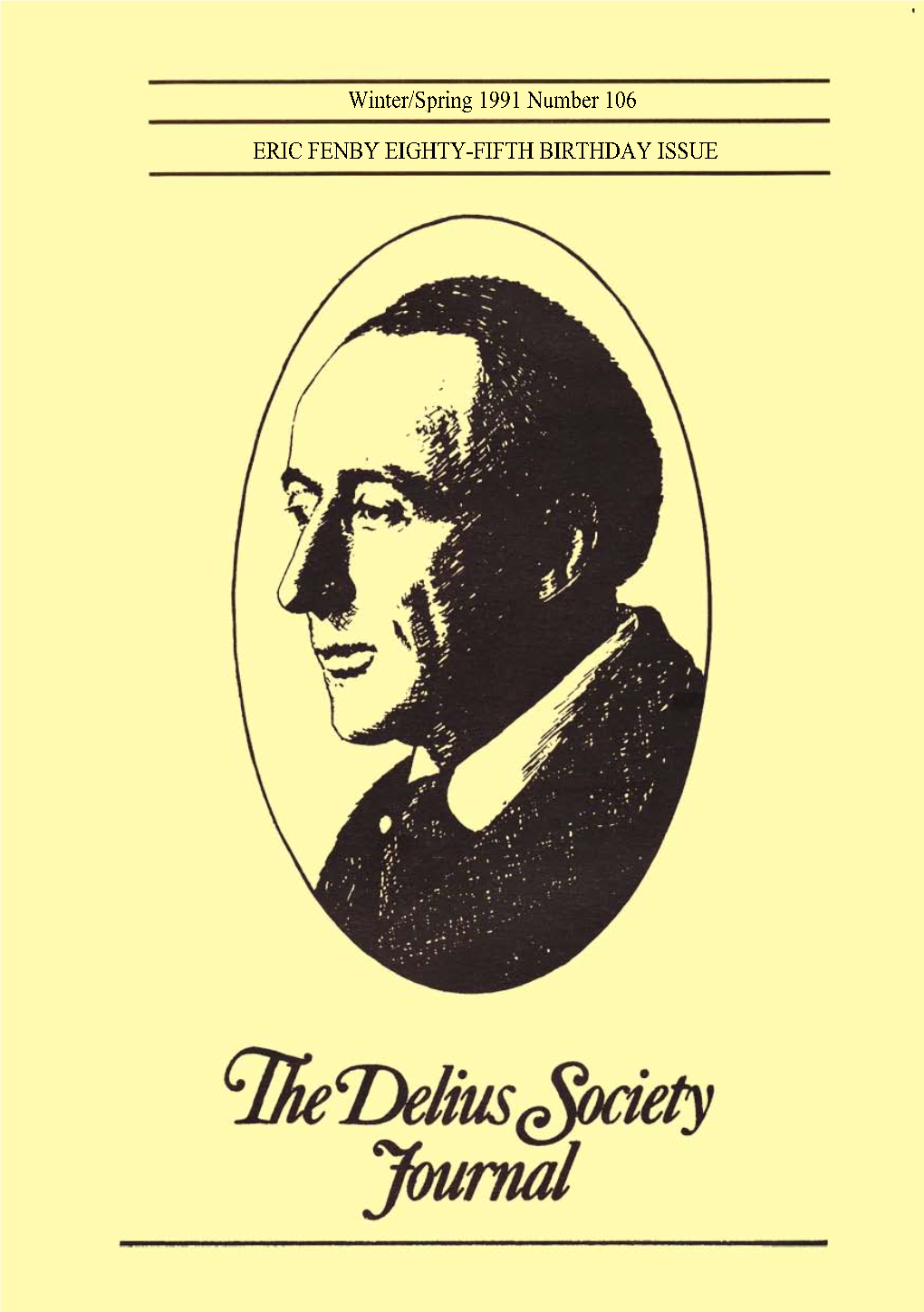 The Delius Society Journal