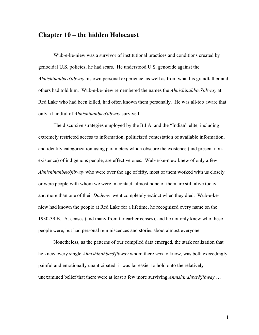 Clara's M.A. Dissertation - Working Draft