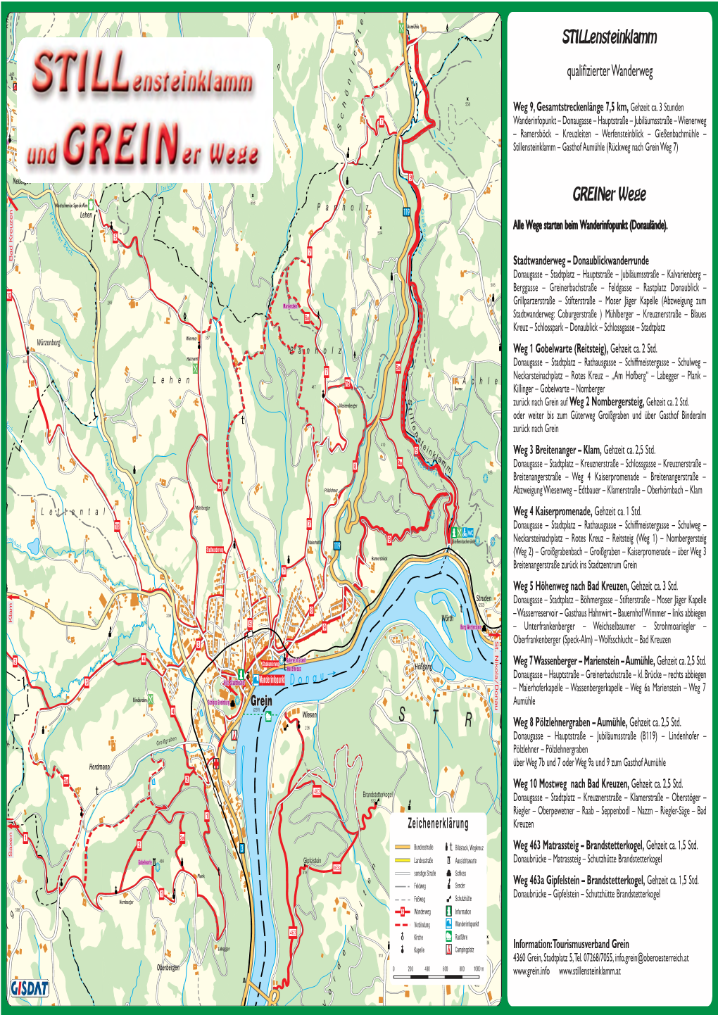 Stillensteinklamm Qualifizierter Wanderweg