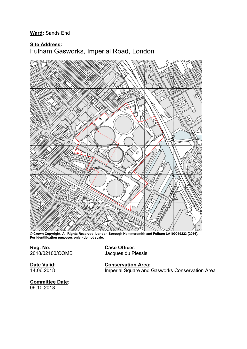 Sands End Site Address