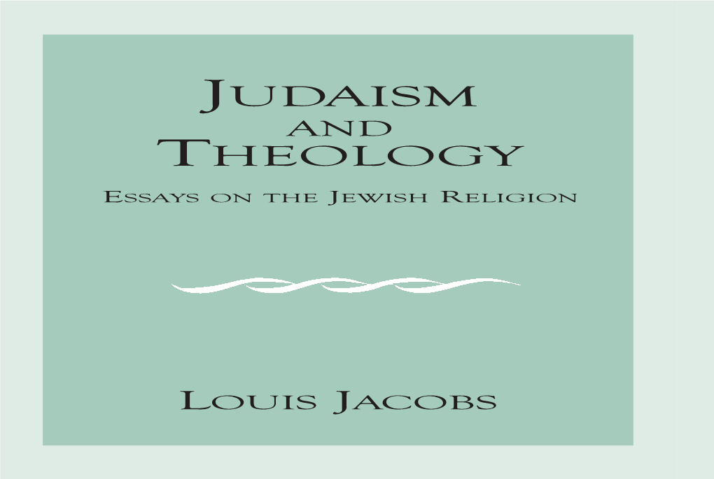 Judaism Theology