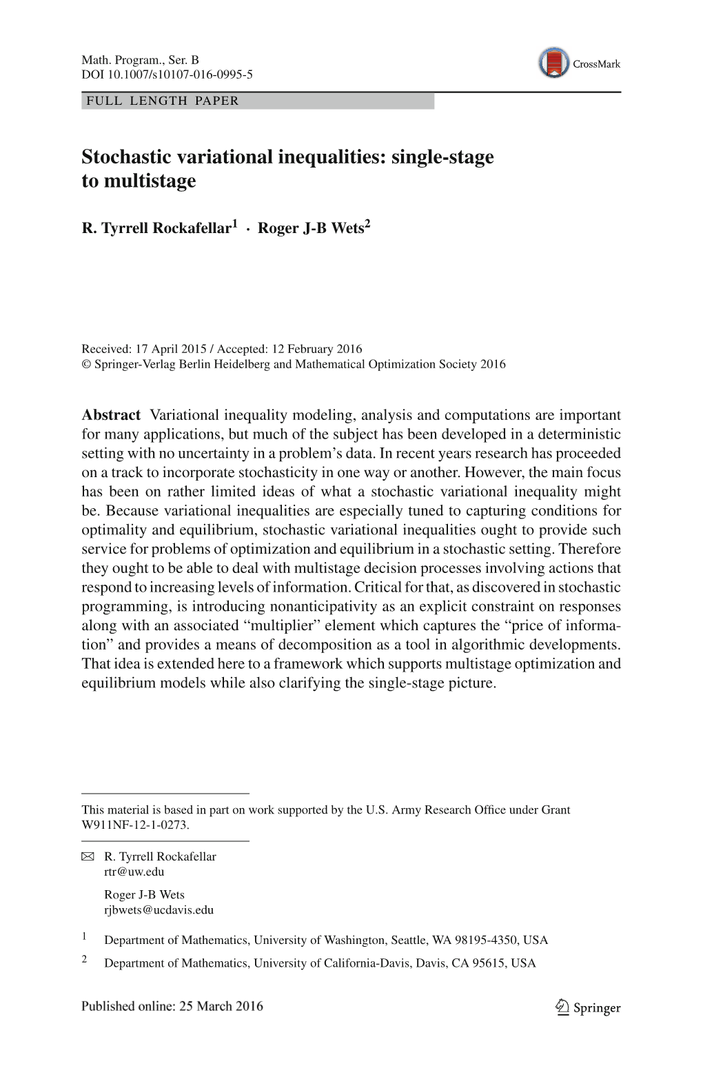 Stochastic Variational Inequalities: Single-Stage to Multistage
