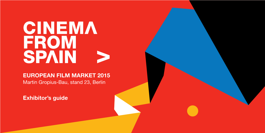 EUROPEAN FILM MARKET 2015 Exhibitor's Guide