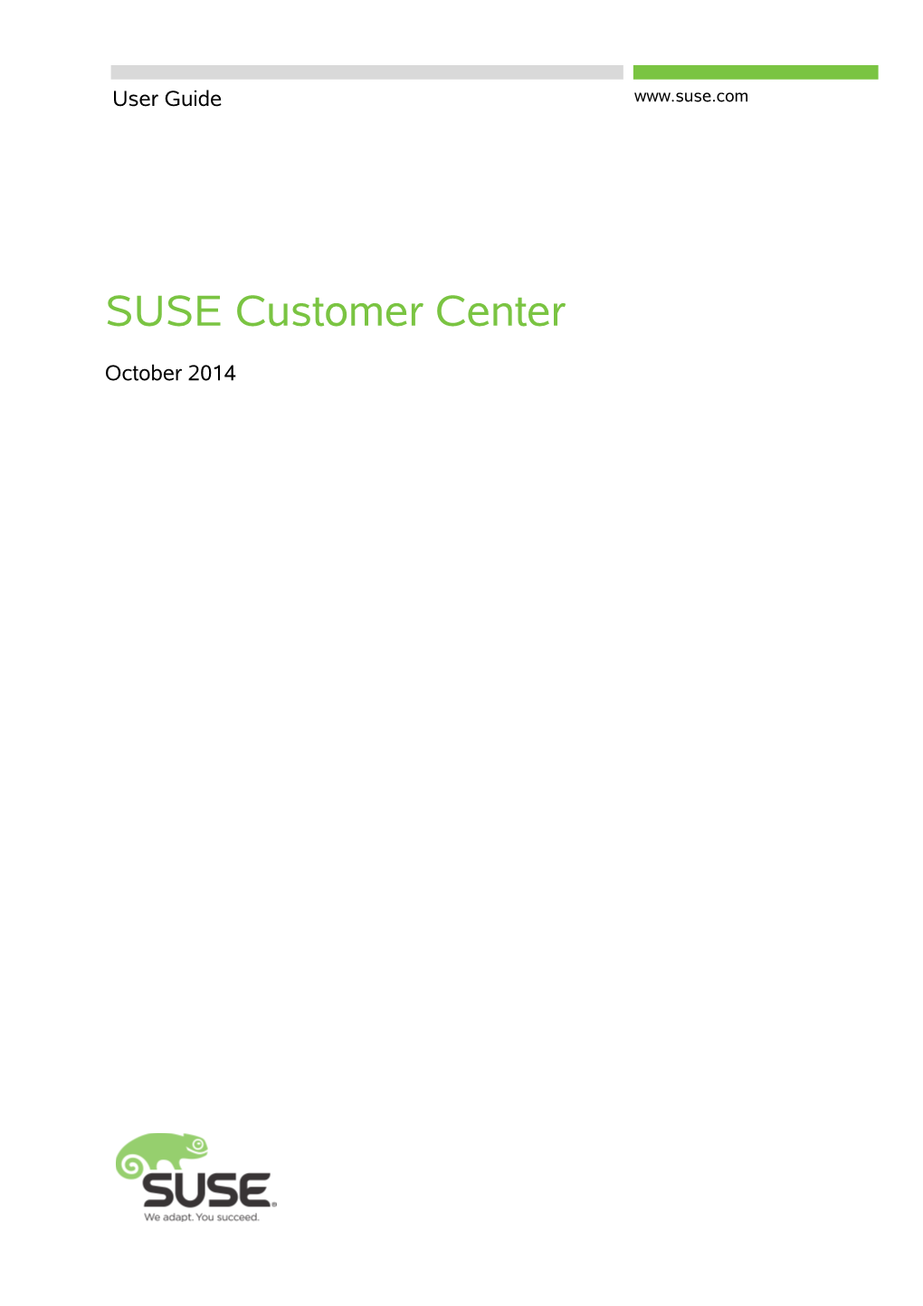 SUSE Customer Center