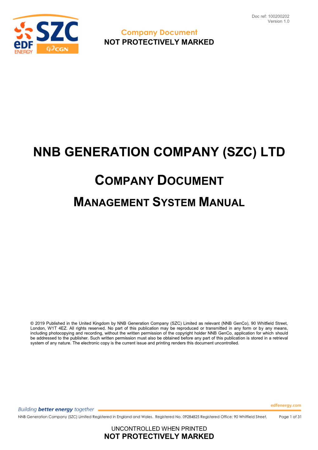 Nnb Generation Company (Szc) Ltd