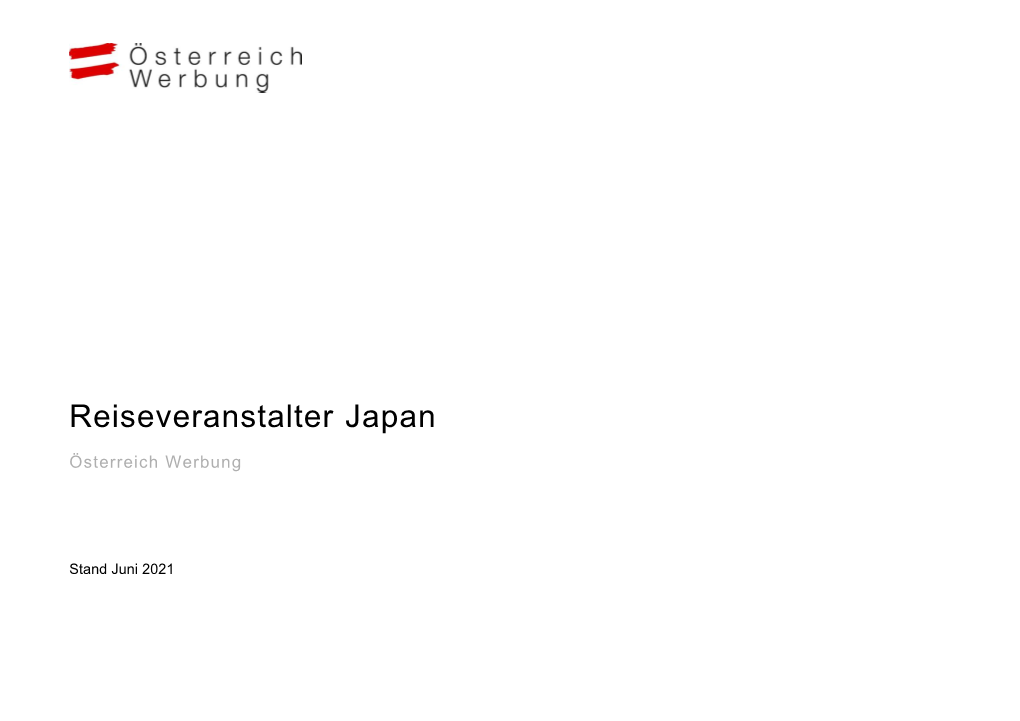 Reiseveranstalter Japan