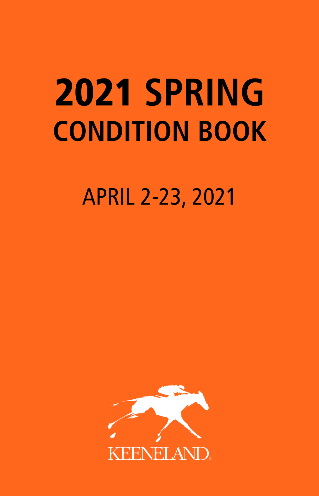 2021 Spring Condition Book