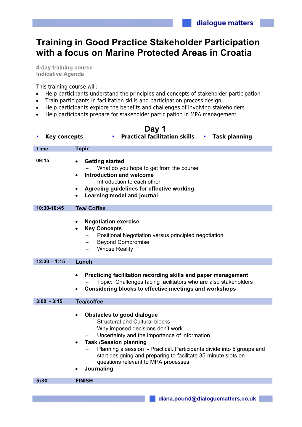 4-Day Training Course