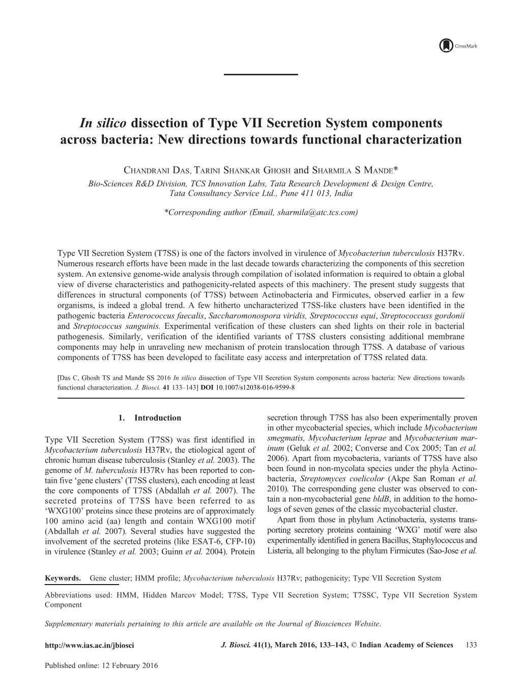 In Silico Dissection of Type VII Secretion System Components Across Bacteria: New Directions Towards Functional Characterization