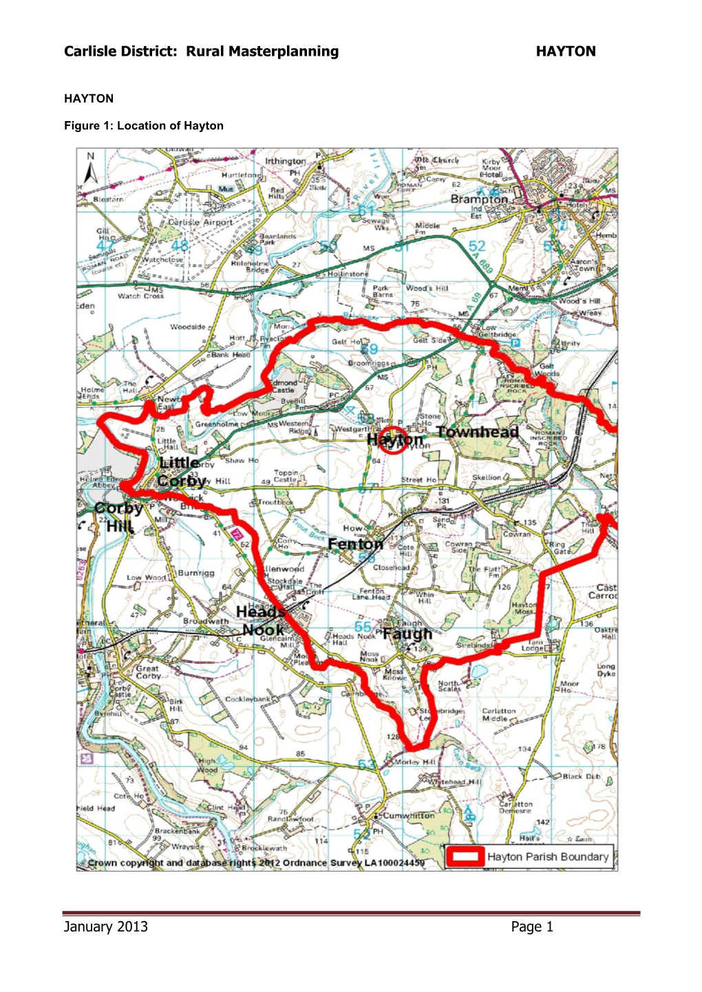 Carlisle Rural Masterplanning Settlement