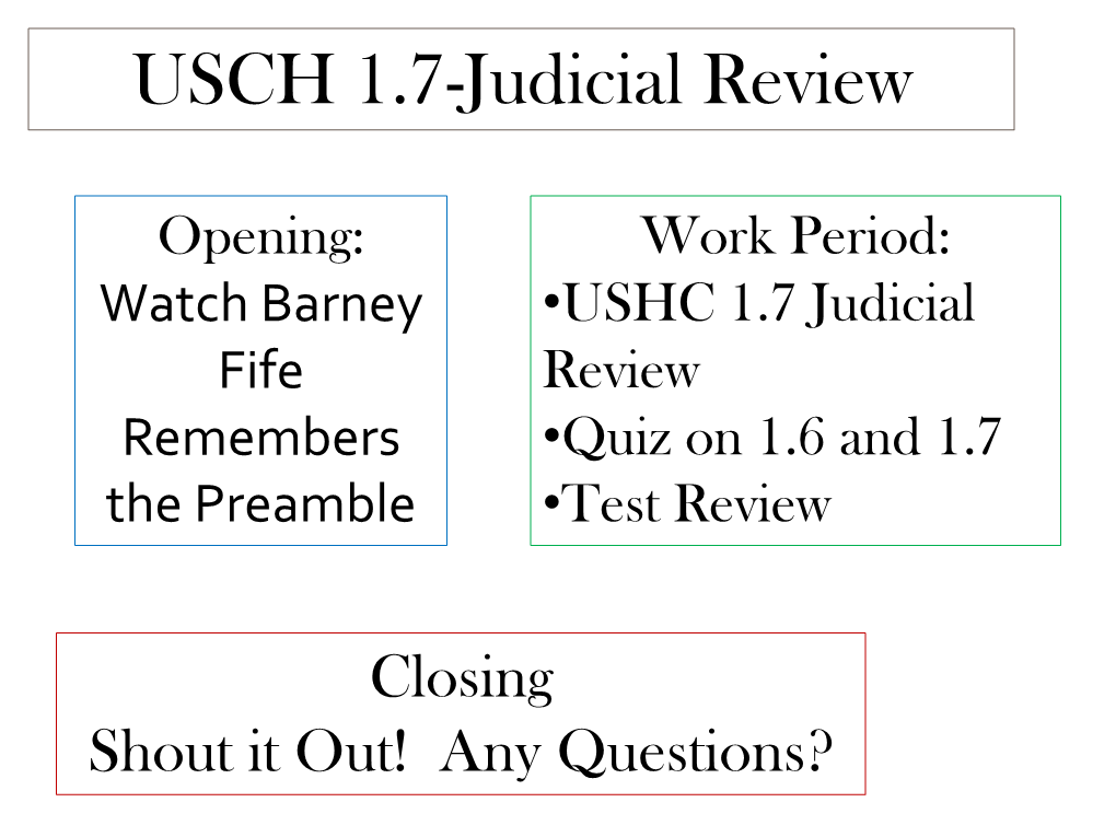 The Marshall Court (USHC 1.7)