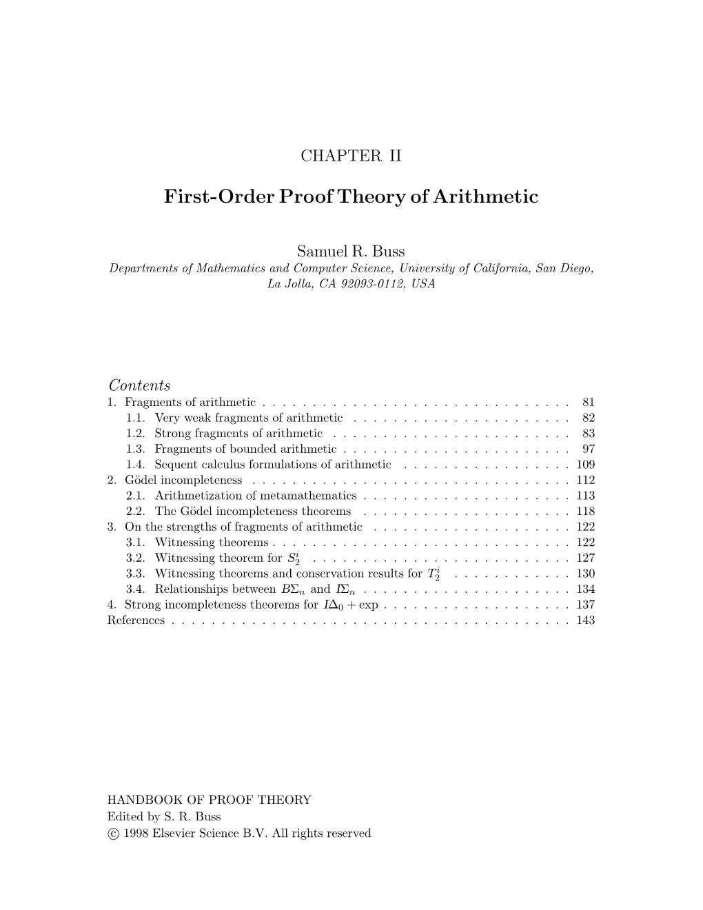 First-Order Proof Theory of Arithmetic