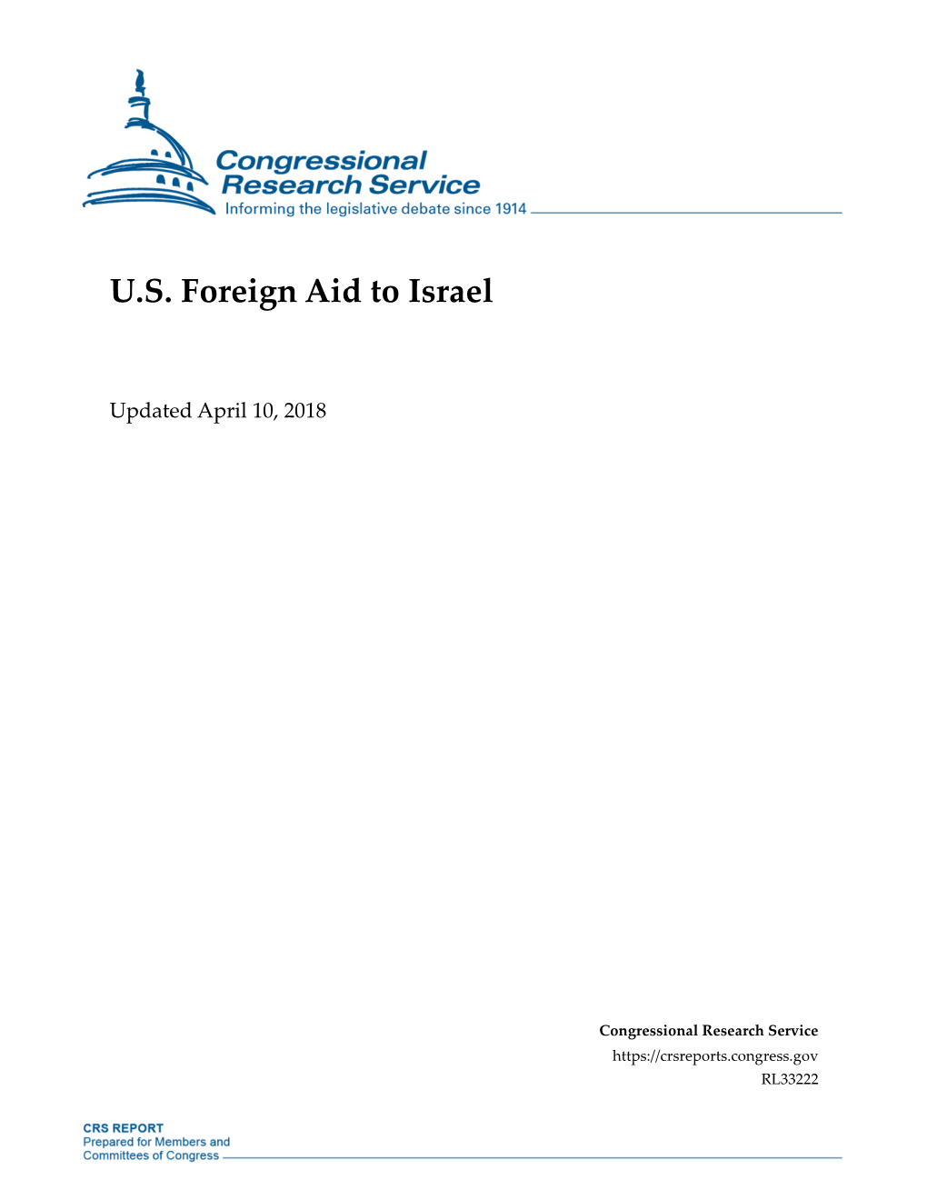 U.S. Foreign Aid to Israel