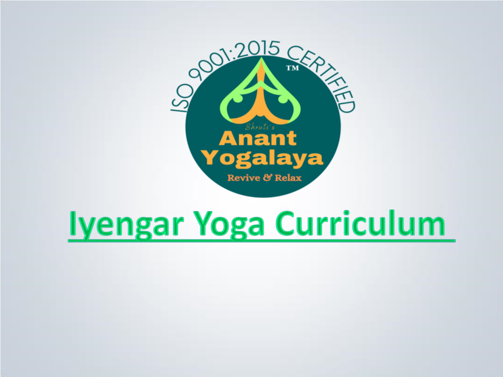 Iyanger Yoga Teacher Training Curriculam Ana.Pdf