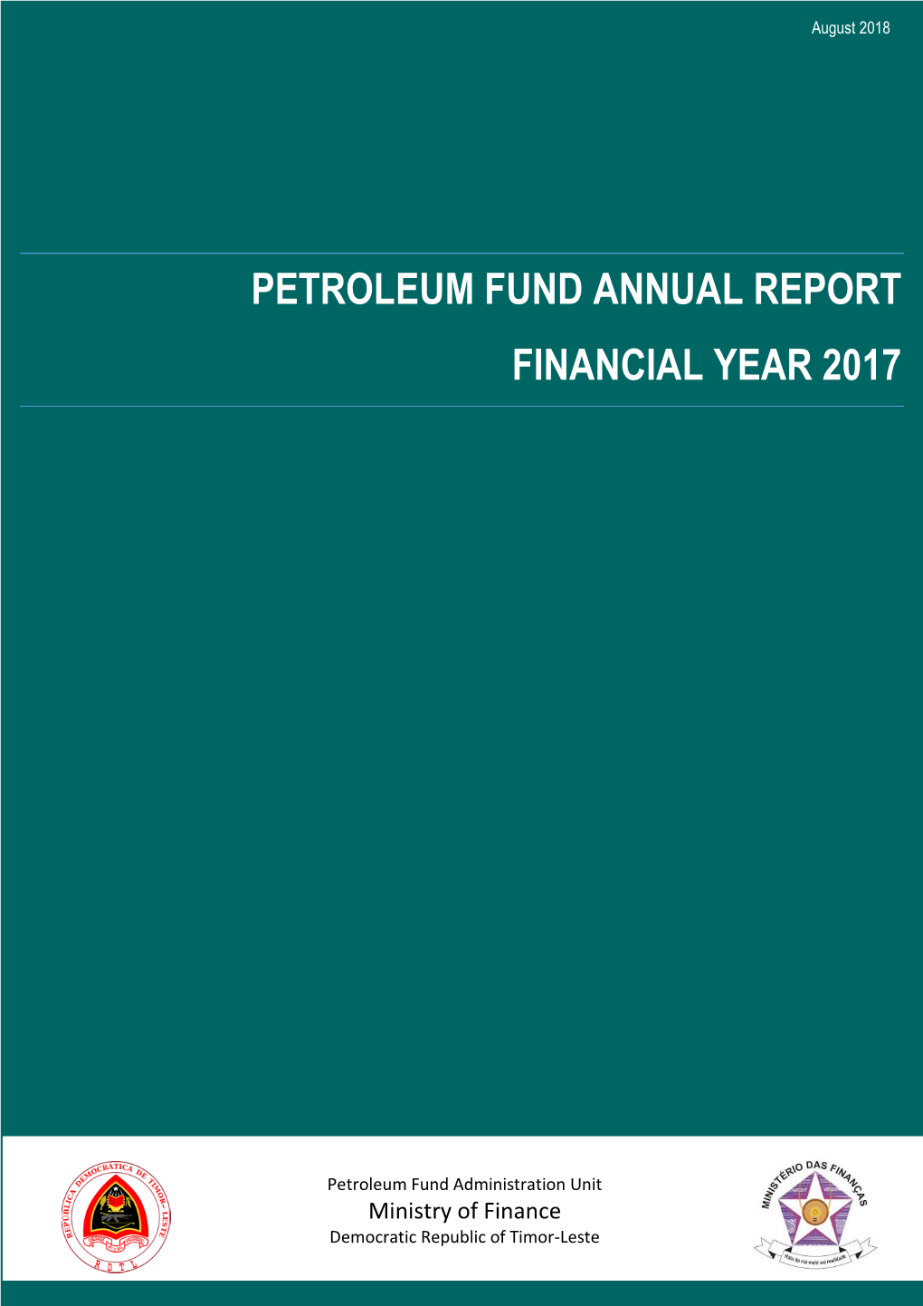 Petroleum Fund Annual Report Financial Year 2017