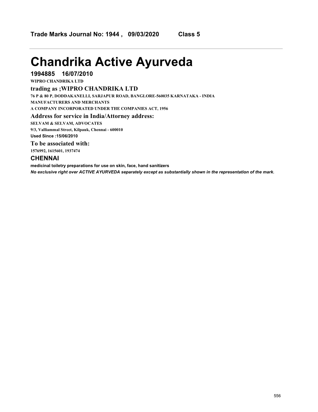 Chandrika Active Ayurveda