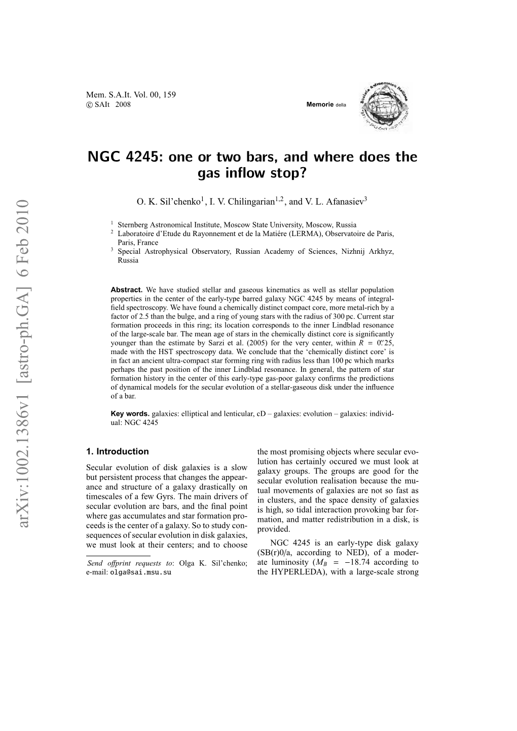 NGC 4245: One Or Two Bars, and Where Does the Gas Inflow Stop?