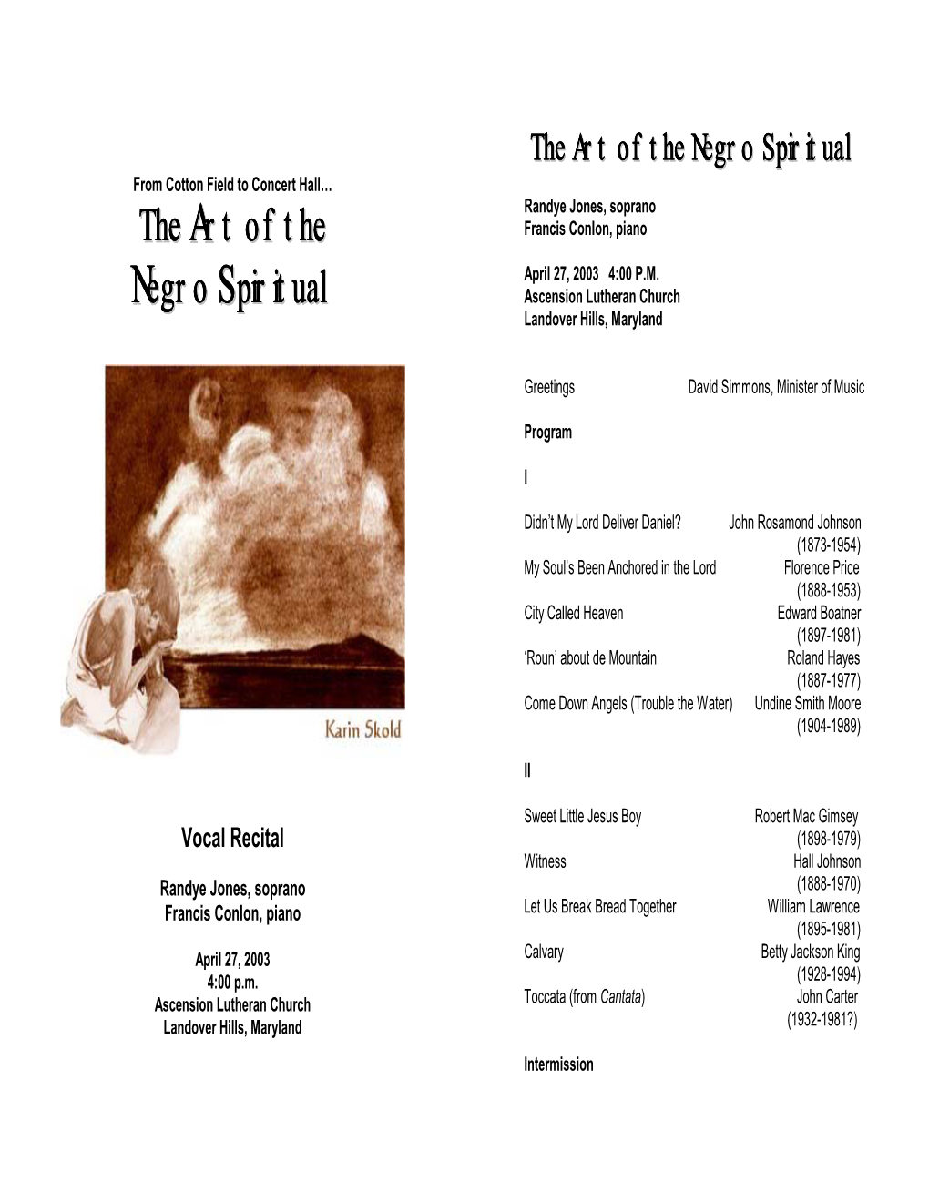 Recital Program