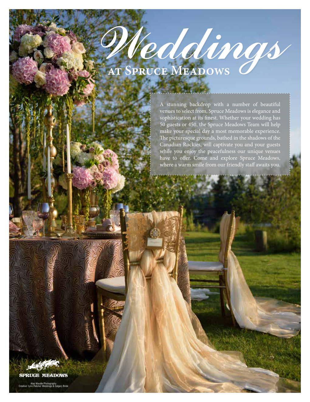 Weddings at Spruce Meadows