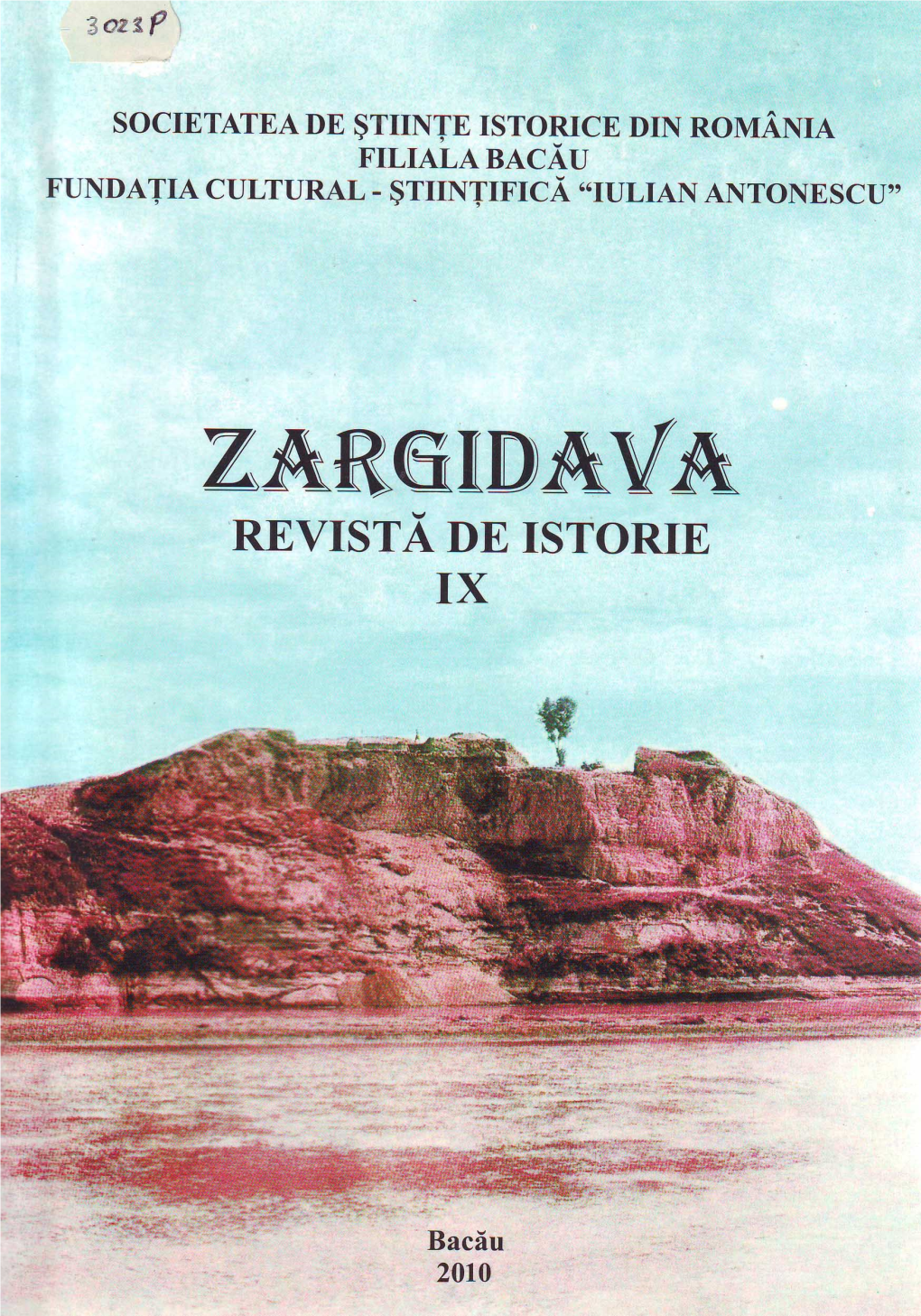 Zargidava. Revistă De Istorie”, VII/2008, Bacău, P