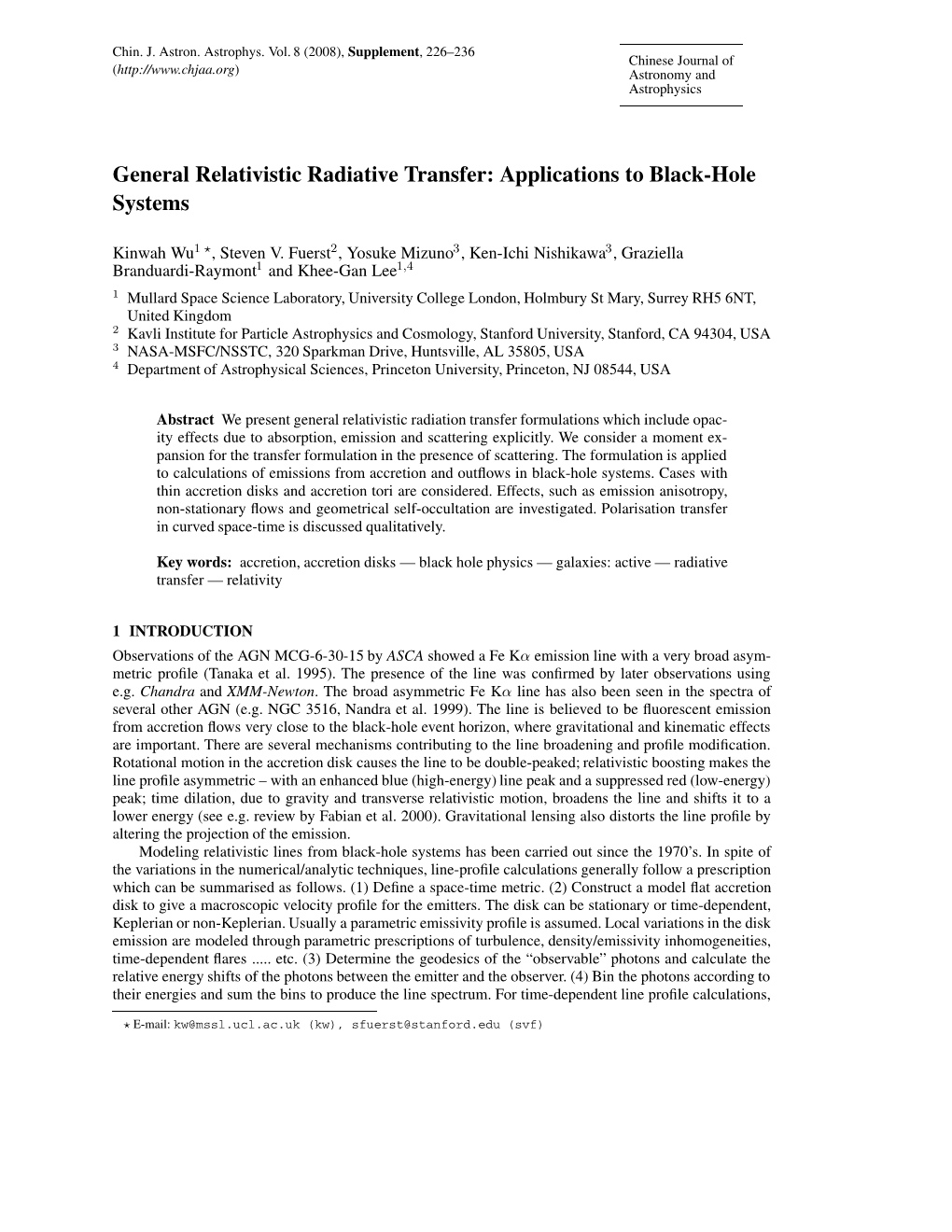 General Relativistic Radiative Transfer: Applications to Black-Hole Systems