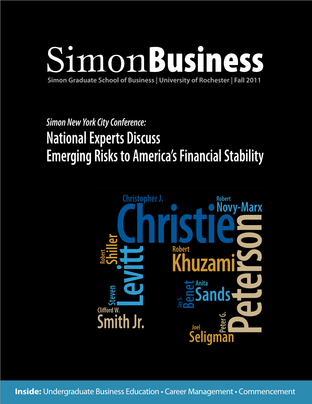 Simon Business Alumni Magazine Fall 2011