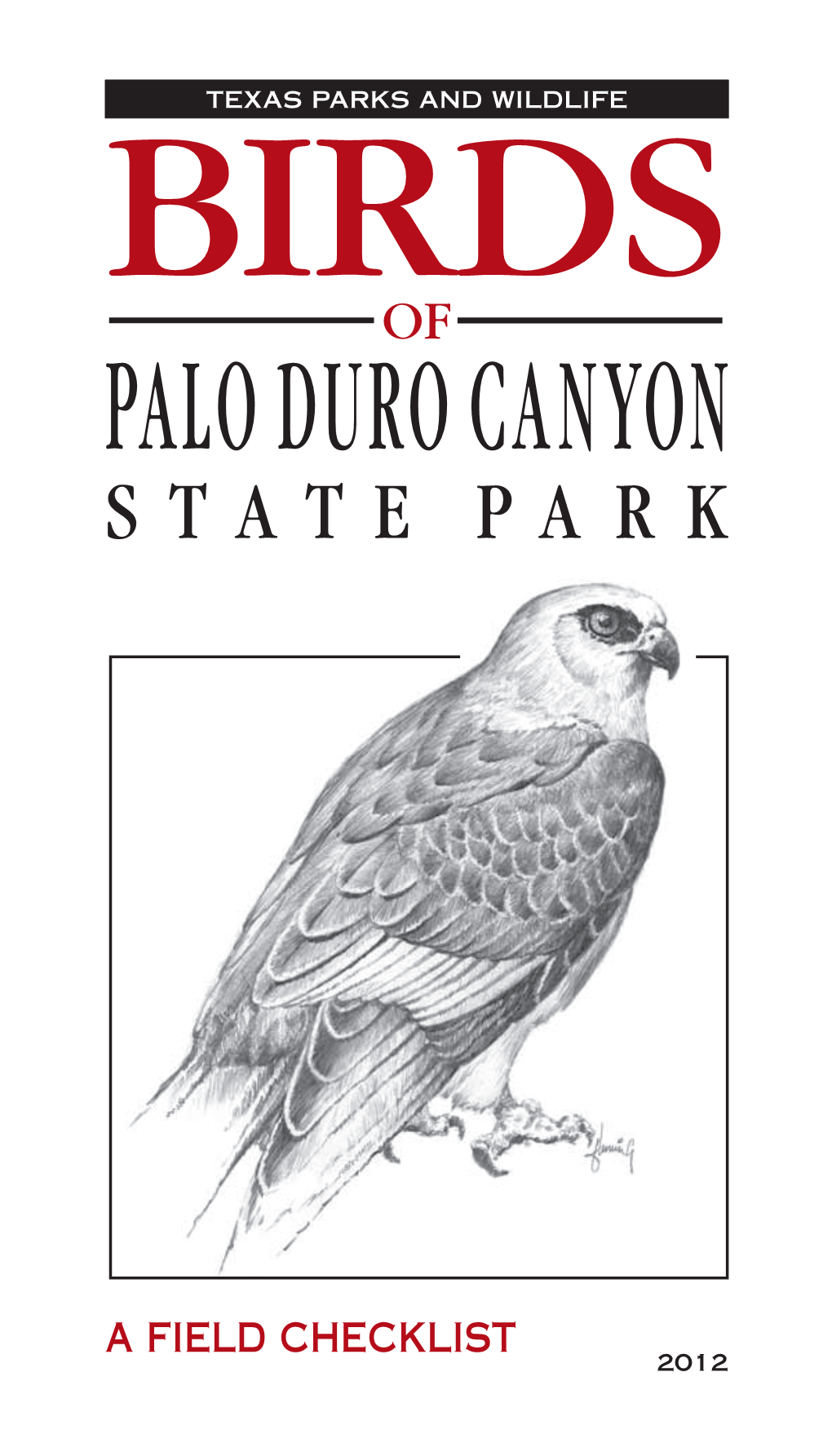 Birds of Palo Duro Canyon State Park