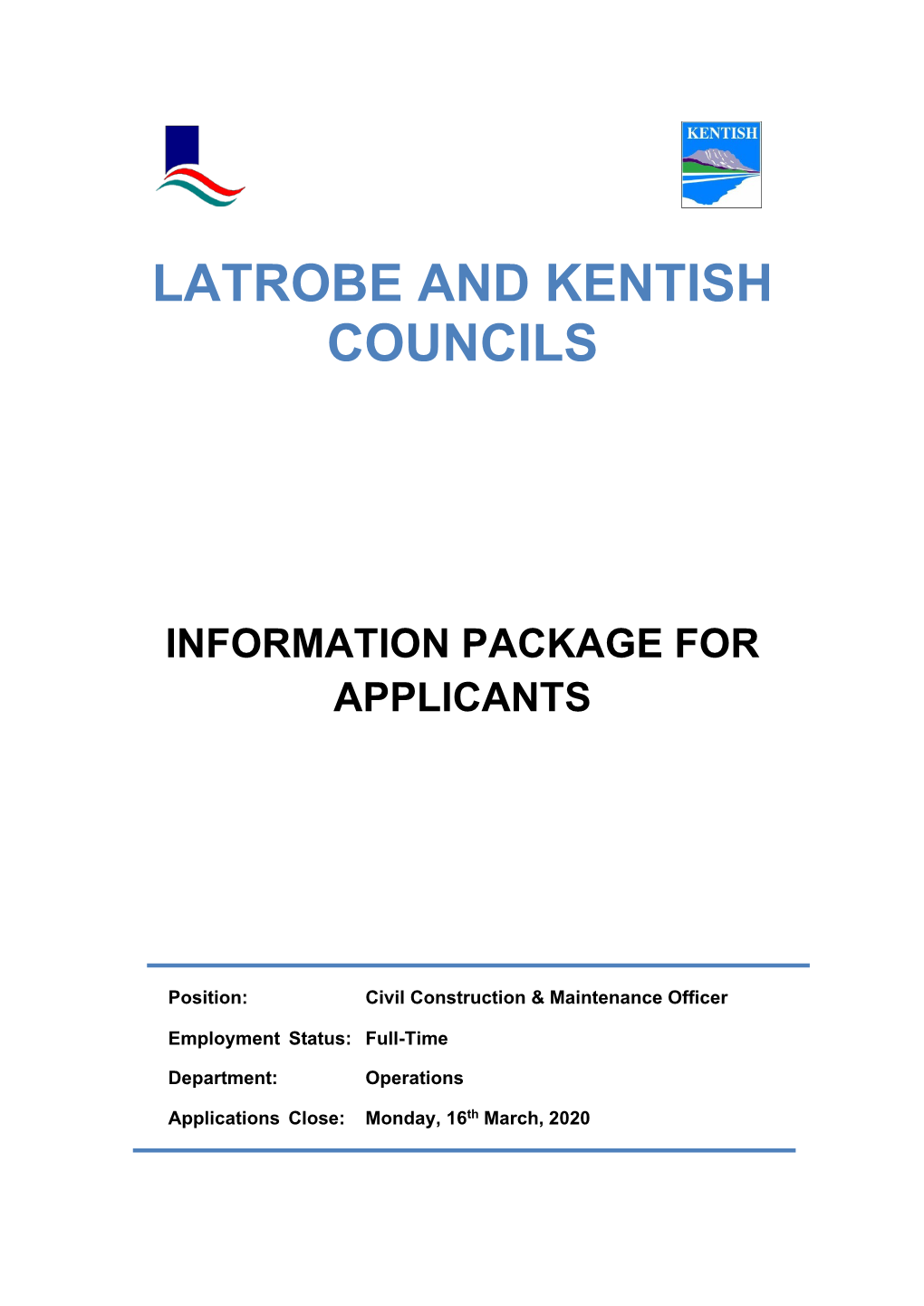 Latrobe and Kentish Councils