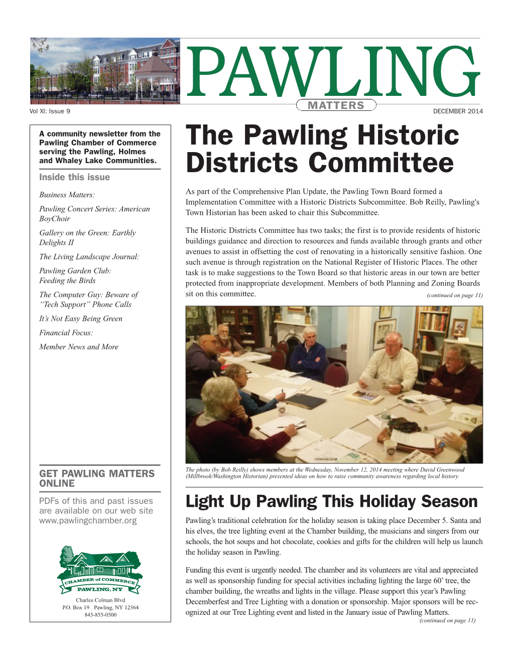 The Pawling Historic Districts Committee