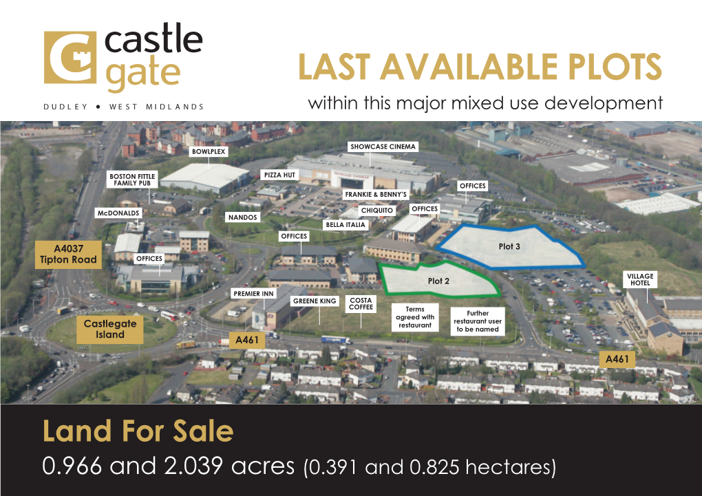 LAST AVAILABLE PLOTS Within This Major Mixed Use Development