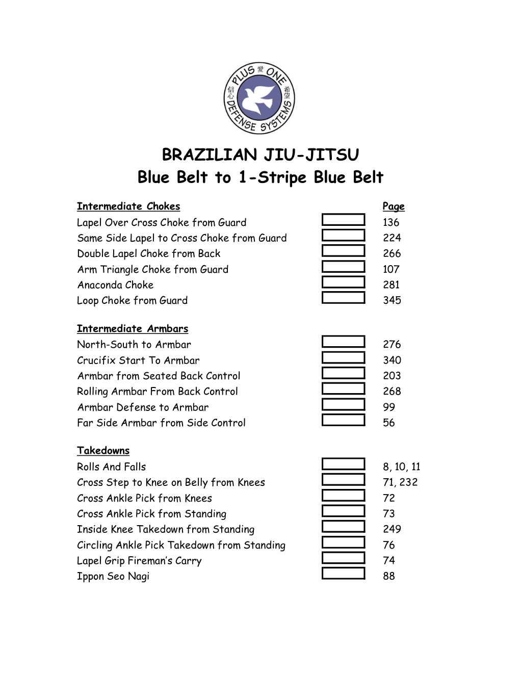 BRAZILIAN JIU-JITSU Blue Belt to 1-Stripe Blue Belt